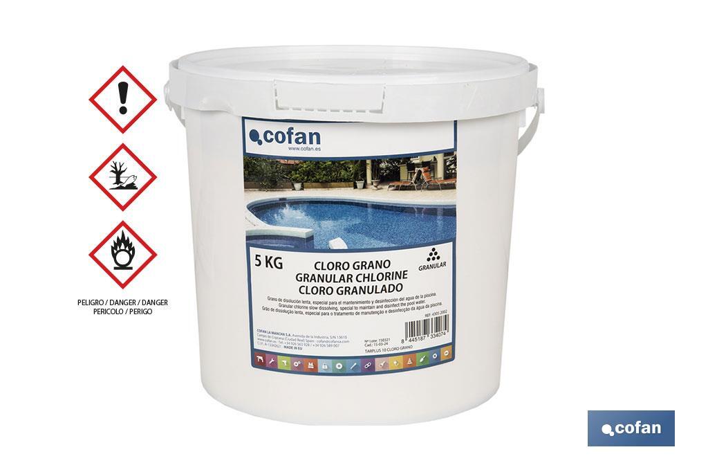 CLORO GRANO 5 KG COFAN (PACK: 1 UDS)