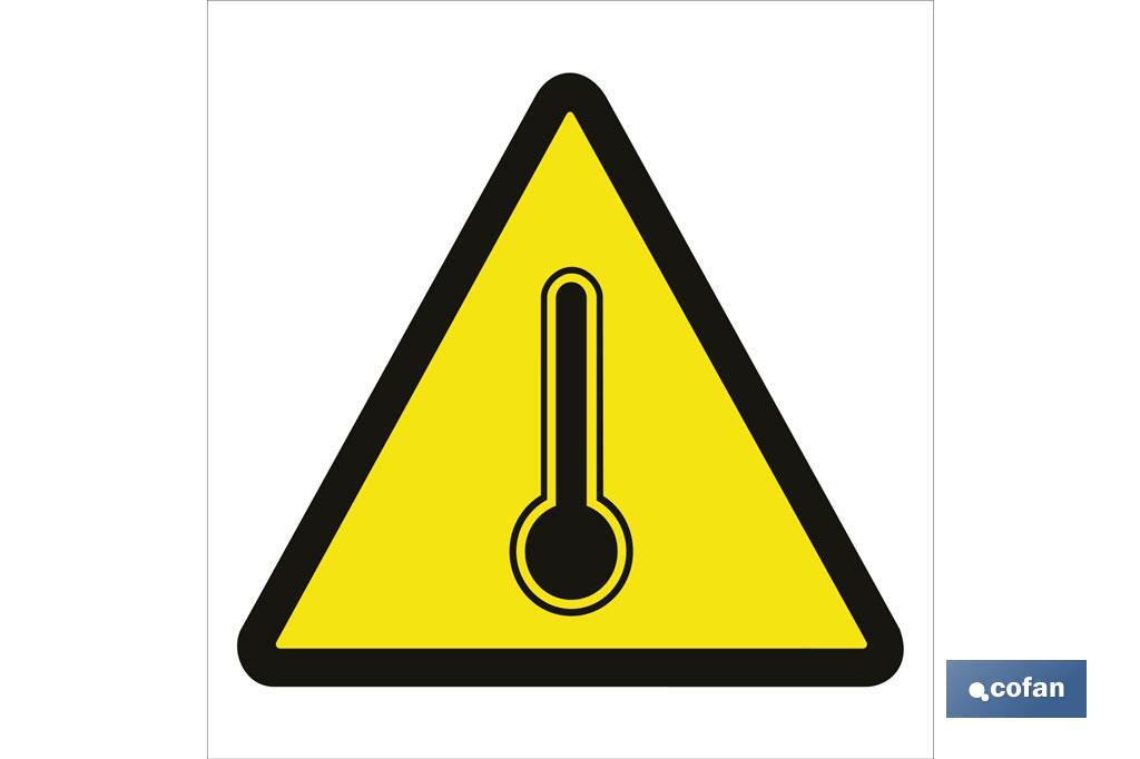 Peligro alta temperatura