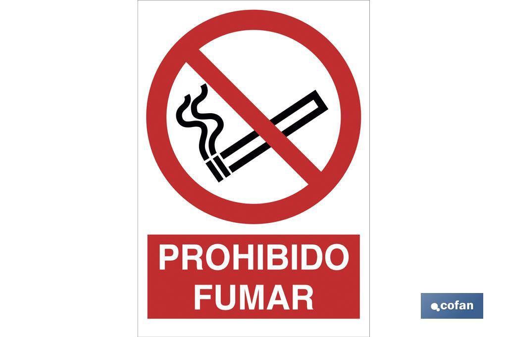 Prohibido fumar